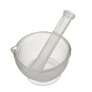 60mm Footed Glass Mortar And Pestle Set Lab Grinder Experimental Grouting Bowl Tool