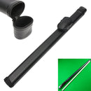 Black Hard Pool Cue Stick Carrying Case Billiard Canister with 2 Holes 1 Butt+1 UK