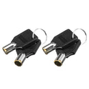 Universal Push Button Billet Hood Pins Lock Clip Car Quick Latch Bonnet Kit