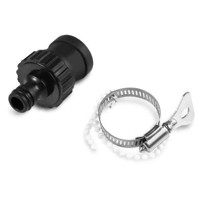 Universal Garden Hose Tap Connector, Black