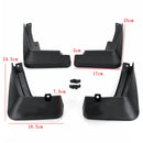 4Pcs Front Rear Car Mudguards Splash For Geely Emgrand EC7 2016-2018
