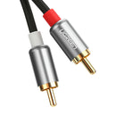 UGreen AV146 0.5/1.5M 2RCA to 2RCA Male HiFi Audio Cable for Speaker Amplifier