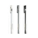 XIAOMI Ecosystem Deli A025B-01 12 Pcs/box Full Needle 0.38mm 0.5mm Gel Pen Transparent Barrels Black Ink Simple Writing Signing Pens Office School Supplies