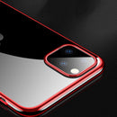 Cafele Plating Ultra-thin Shockproof Translucent Soft TPU Protective Case for iPhone 11 6.1 inch