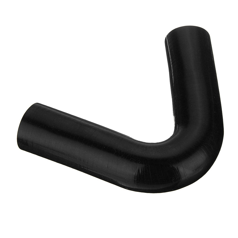Black 120 Degree Silicone Tube 150mm Length ID48/54/57/63/70mm Vacuum Hose Coolant Tube