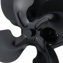1500RPM 4/5 Blades Stove Fan Silent Fireplace Fire Heat Powered Saving Eco Fan No Electricity & Battery