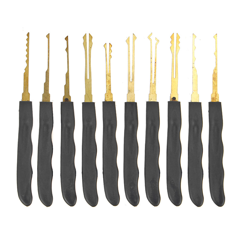 26PCS Locksmith Tools Practice Transparent Lock Kit With Broken Key Extractor Wrench Tool Removing Hooks Hardware Lock Picks