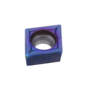 Drillpro 10pcs HRC45 Blue Nano CCMT09T304 VP15TF Carbide Insert for SCLCR/SCLCL Turning Tool Holder