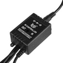 4PCS DC12V 5050 SMD F8 Car Interior LED Atmosphere Neon Rigid Strip Light Music Control Lamp + 20Keys Remote Control