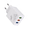 EU 5V 2.4A 3 USB Charger Power Adapter for Tablet Smartphone