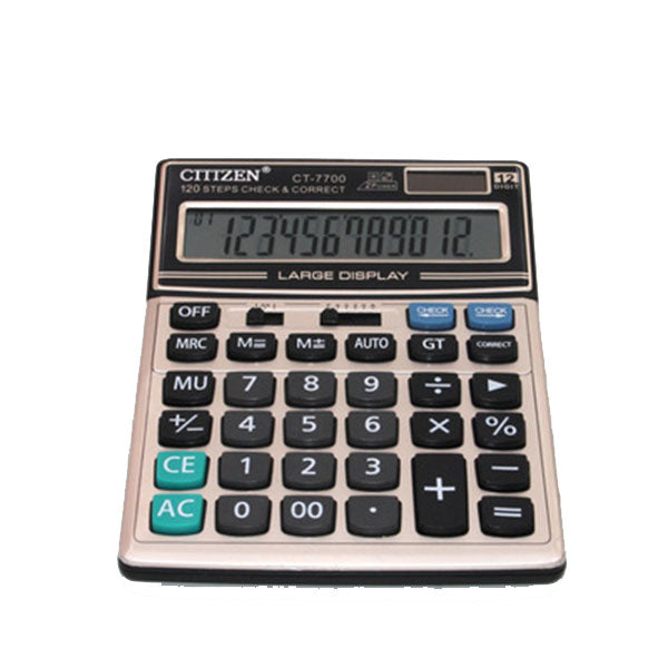 GTTTZEN CT-7700 Solar Calculator For Office And School