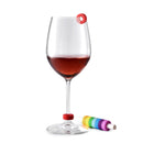 CIRCLE JOY CJ-SBH01 Rainbow W-ine Glass Identification Ring 8 Colors W-ine Glass Recognizer