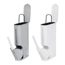 3 In 1 10L Narrow Trash Can Set With Toilet Brush Bathroom Waste Bins Dustbin Garbage Storage