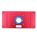 235x120x8mm Universal Aluminum Router Table Insert Plate with Ring For Woodworking