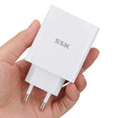 SSK 4 USB Port 5V 5A EU USB Charger Tablet Charger
