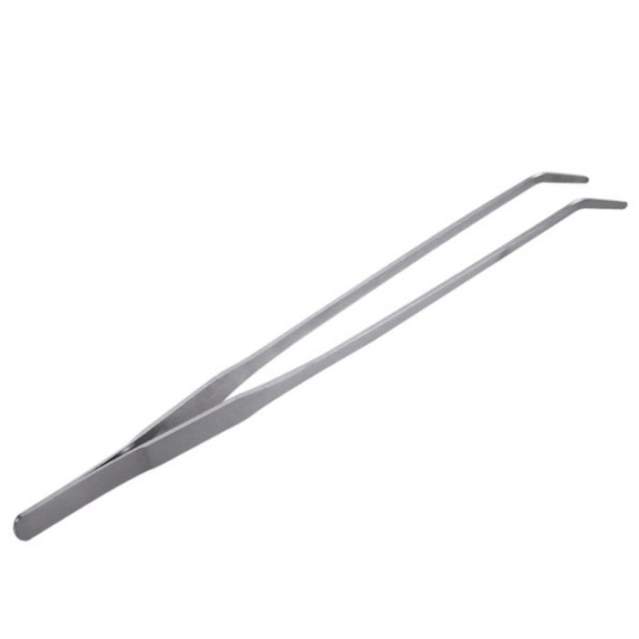 Stainless Steel Aquarium Straight Tweezer Aquatic Shrimp Reef Plant Grass Straight/Curved Tweezr
