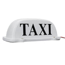 Taxi Magnetic Base Yellow LED Cab Taximeter Roof Top Sign Light Lamp White Box