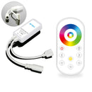 Mini DC5V-24V RGBW LED Dimmer Controller Wireless touch RF Remote Control for 3528 5050 Strip Light