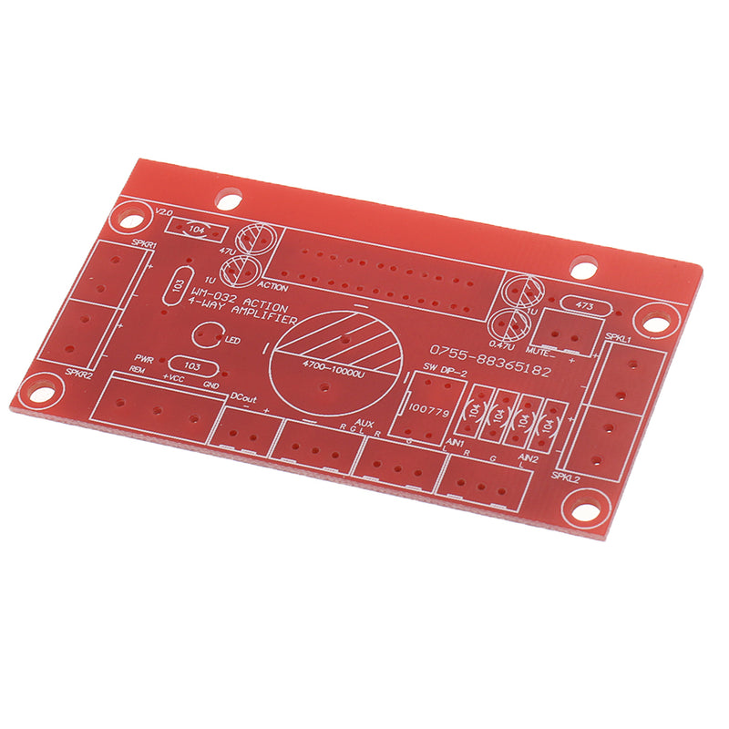 HIFI TDA7388 4 Channels Home Amplifier Board DIY Kit 4X41W Support Stereo Surround Sound Car Audio Amplifier Board