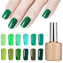 12 Colors Spring Gorgeous Green Series Nano Greenery Nail Art UV Gel Polish Soak-off 12ml