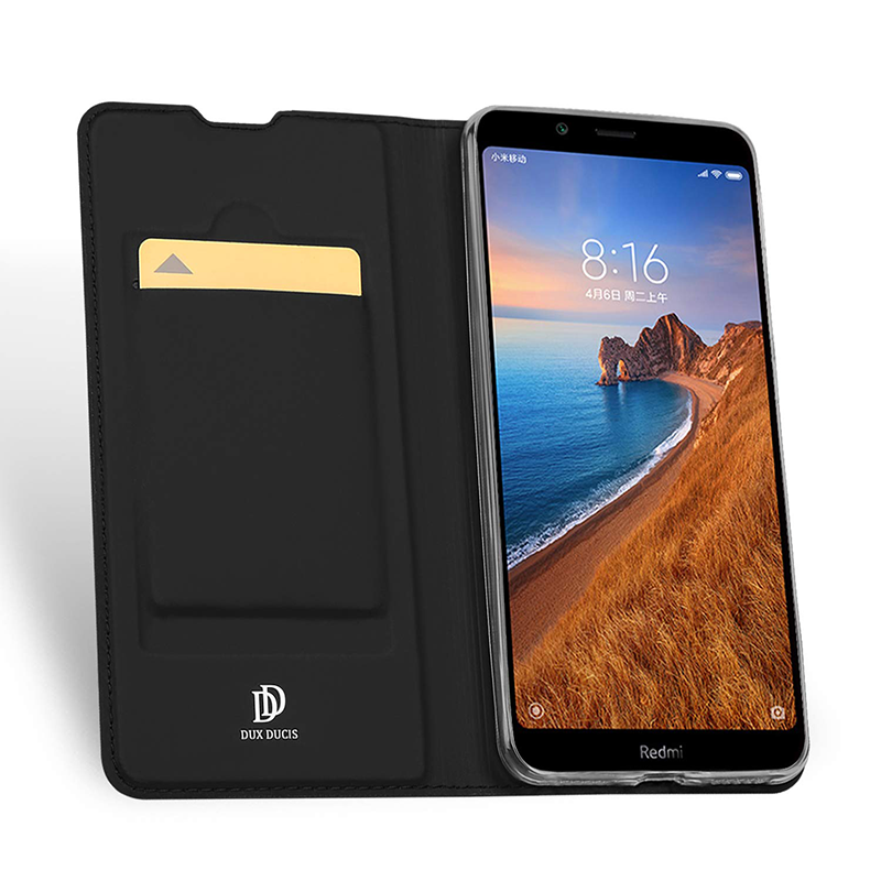 DUX DUCIS Magnetic With Wallet Card Holder Flip Protective Case for Xiaomi Redmi 7A