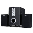 SADA Q1 Combination Wooden Subwoofer Speaker Wireless 3 Channel bluetooth 2.1 Column Computer Speaker with TF USB Support TF Card