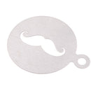 Coffee Spray Mold Decorating Stainless Steel Thick Coffee Making Mould Coffee Pattern Art Mold Tools