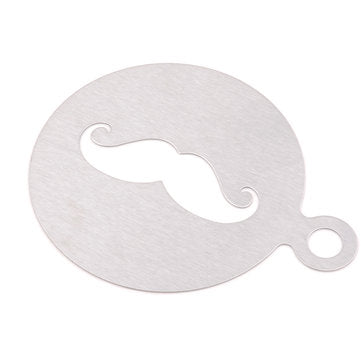 Coffee Spray Mold Decorating Stainless Steel Thick Coffee Making Mould Coffee Pattern Art Mold Tools