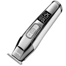 KEMEI KM-5027 Cordless Hair Clipper Beard Trimmer Electric Haircut Machine with LCD Digital Display Hair Grooming Kit for Kids Family