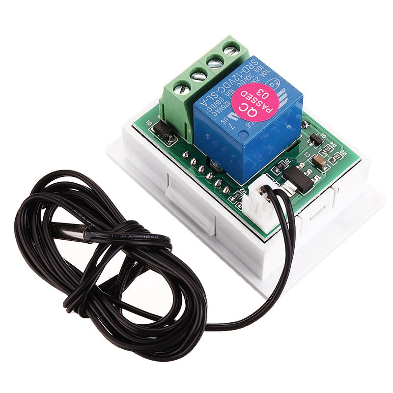 XH-W1321 0.1 Digital Thermostat Mini Embedded Digital Display Switch Temperature Controller With Waterproof NTC Sensor Meter