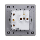 AC 110~250V LED Light Control Wall Mount Light Switch With Two/Three Pole Socket