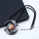 Unisex Fidget Spinner Necklace Twine Pendant Necklace for Men Women