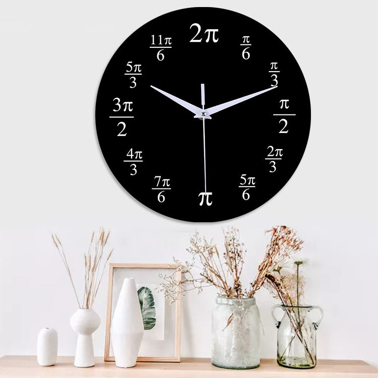 Emoyo ECY032 Creative Mathematics Wall Clock 3D Wall Clock For Home Office Decorations