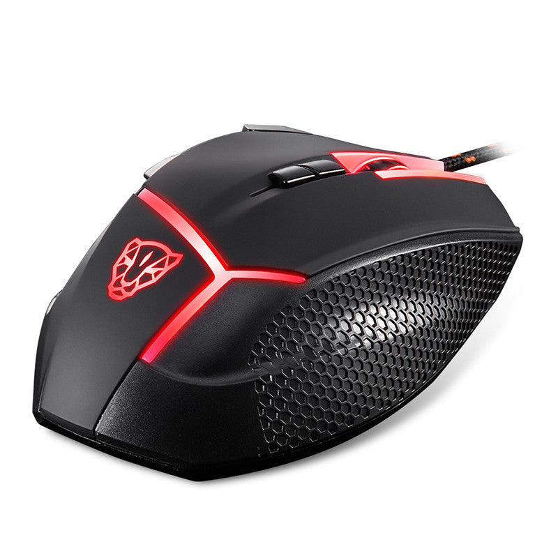 Motospeed V18 4000DPI 9 Keys RGB Backlit Optical Gaming Mouse with Fire Key Sniper Key