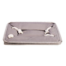 Linen Storage Baskets Waterproof Sundries Polyester Cotton Cloth Storage Basket
