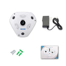 ESCAM Shark QP180 960P IP WiFi Camera 360 Degree Fisheye Panoramic Infrared Support VR Camera