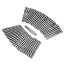 [Long Section] Drillpro 50Pcs Hex Screwdriver Bit Repair Tools Kit Screw Head Chrome Vanadium Steel Extra Bit Set