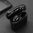 [bluetooth 5.0] Portable TWS True Wireless Earphone Mini Noise Cancelling Stereo Sport Headphone with Charging Box