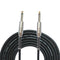 FLGW-24 3m Guitar Cable 6.5mm Jack Audio Cable for Guitar Mixer Amplifier Bass