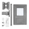 20W Waterproof Solar Powered Street Light Remote/Light Control with Bracket Outdoor Garden Walkway