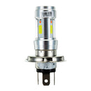 H4 BA20D 3000LM 18W Bright Hi/Lo COB LED Motorcycle Headlamp Motorbike Fog Lamp Light DC9-18V
