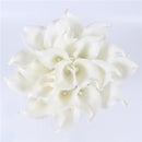 Natural Real Touch Flower Bouquet Calla Lily Wedding Home Fake Flower For  Home Party Decorations