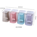 Toothbrush Holder Bathroom Accessories Set Wall Colorful Cup Toothbrush Holder automatic Toothpaste Squeezer