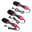 3 In1 One Step Hair Dryer and Volumizer Brush Straightening Curling Iron Comb
