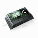 PWM Solar Controller 30A 12V 24V Auto PV Solar Charge Controller Dual 5V USB Battery Regulator