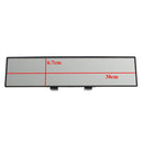 Universal 30CM Wide Flat Interior Clip On Rear View Clear Glass Mirror