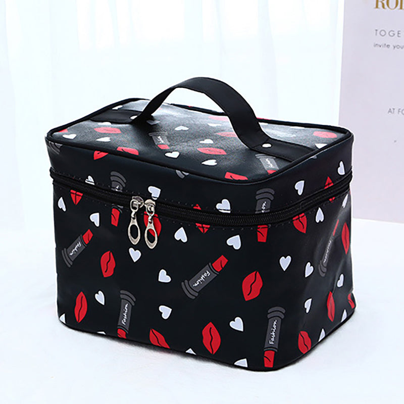 Print Cute Large-capacity Cosmetic Bag Waterproof Travel Portable Wash Bag