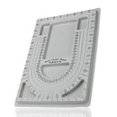 Necklace Design Tray 24 x 32 x 1.5cm PE Jewelry Board Decorations