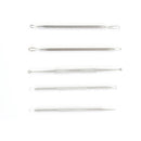 Minleaf ML-BR01 Blackhead Remover Kit 5 Pieces Blackhead Extractor Acne Removal Tool Set for Treating Comedones Whitehead Facial Acne Blackhead Acne Remover