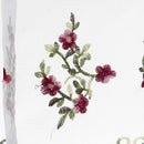 Kitchen Cafe Curtains Country Embroidery Window Sheer Voile Short Panel Valance
